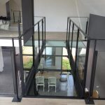 Passerelle en verre