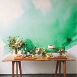 Aquarelle verte