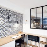Bureau avec motifs