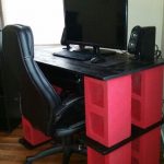 Un bureau en parpaing